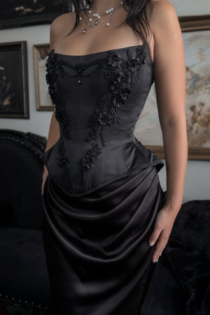 Dahlia Corset - Black