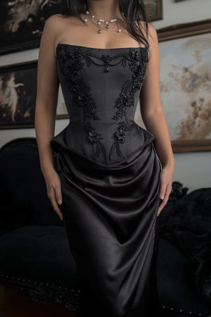 Dahlia Corset - Black