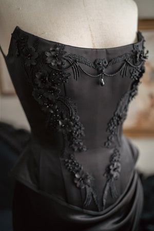 Dahlia Corset - Black
