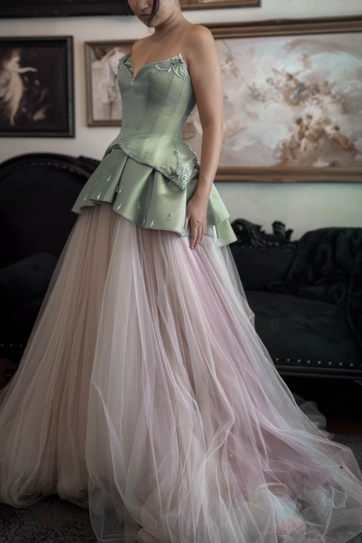 Tiana Gown - Sage
